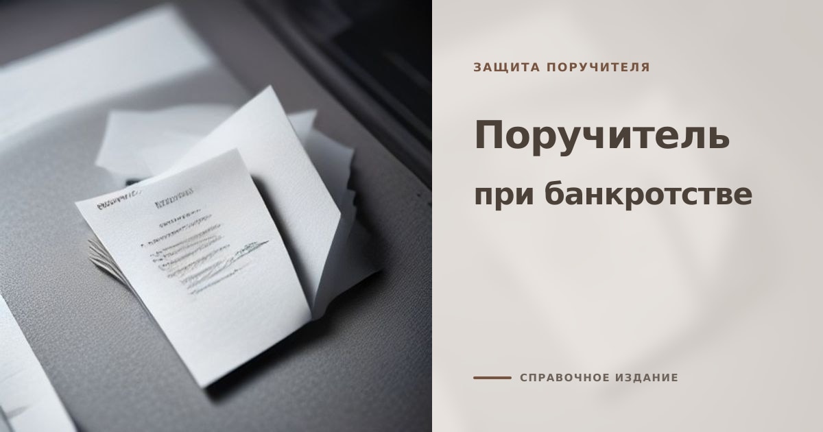 Иллюстрация к статье «Как поддержать поручителя при банкротстве должника»