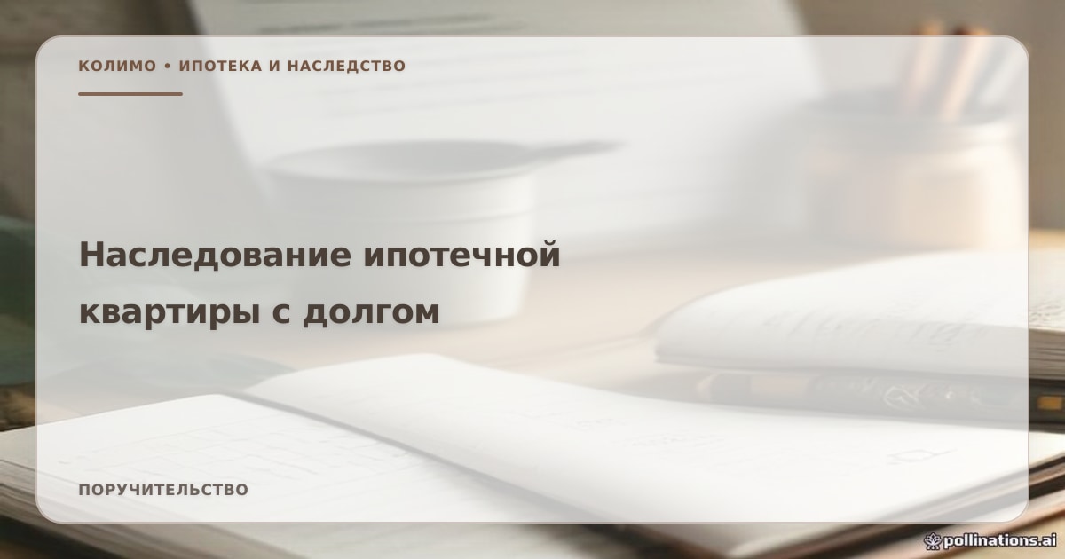 Иллюстрация к статье «Наследование ипотечной квартиры: что происходит с долгом умершего заёмщика»