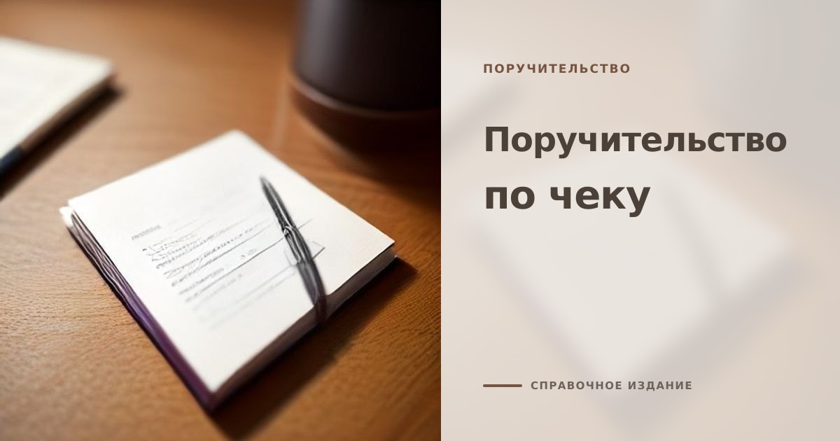 Иллюстрация к статье «Поручительство по чеку: как это работает на практике»